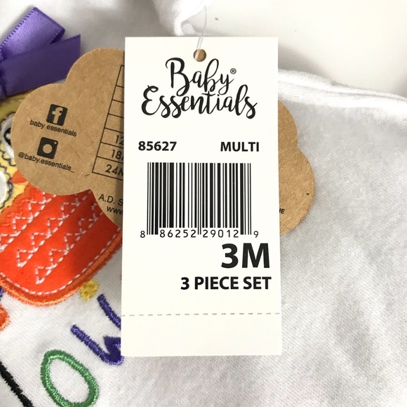 NWT Baby Essentials My 1st Halloween 3 Pc Outfit - Picture 7 of 14